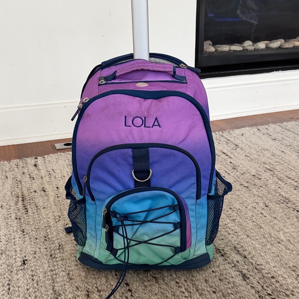 Pottery Barn Kids Purple and Blue Backpack